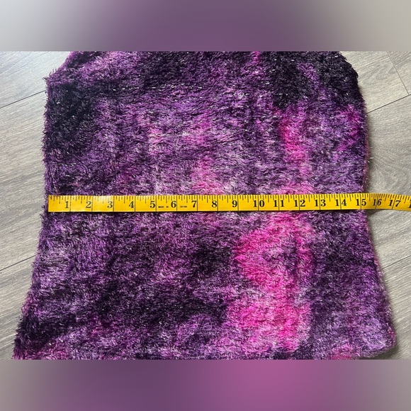 Rare! Vintage y2k Q&A fuzzy metallic top with elastic string straps. Size XXL - Picture 8 of 9
